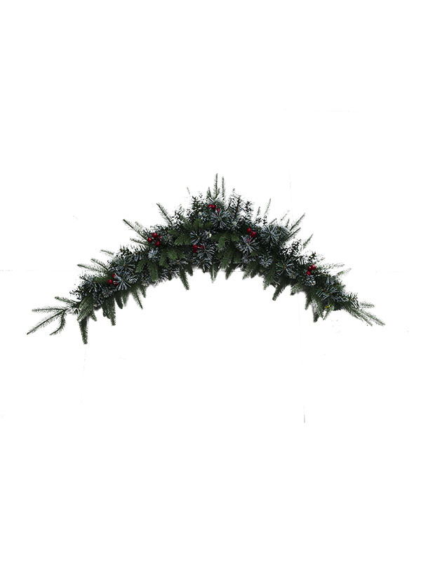 Praecipua figurae christmas sertae rubrae Berries-PE PVC SW