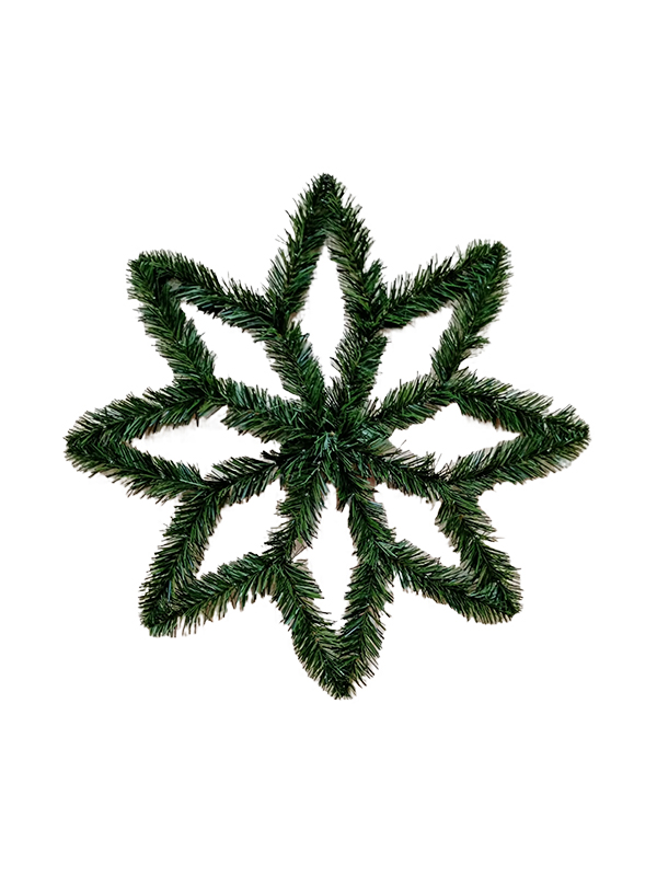 Snowflake Pine acus Nativitatis Wreath Decorations