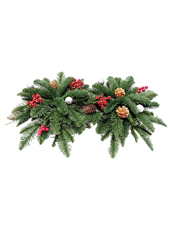 Pine Acus Red Cone Pine Cone Christmas Wreath